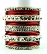 metel churi set maroon colour size-2.4,2.6,2.8