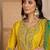 embroidered round neck  kurta trousers & dupatta