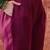 embroidered round neck kurta & trousers kurta sets