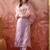 embroidered square neck straight kurta & trousers with dupatta