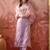 embroidered  square neck kurta & trousers kurta sets