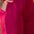 women lace embroidered v-neck kurta & trousers with dupatta