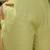 embroidered v-neck kurta & trousers with dupatta