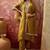 embroidered cotton blend v-neck kurta & trousers with dupatta