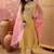 women ethnic motifs embroidered regular sequinned kurta with trousers & with dupatta