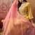 women ethnic motifs embroidered regular sequinned kurta with trousers & with dupatta