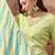 embroidered v-neck kurta & palazzos with dupatta