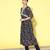 alia cut floral printed empire sequinned kurta with trousers & dupatta