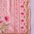 floral printed empire v-neck mirror work straight kurta & trousers with dupatta
