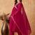 alia cut maroon zari rembroidered empire a-line kurta with trousers & dupatta