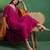 alia cut yoke-designed a-line kurta with trouser & dupatta set