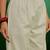 off white floral embroidered pure cotton kurta with palazzo & dupatta