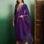 embroidered notch neck kurta with palazzo & dupatta