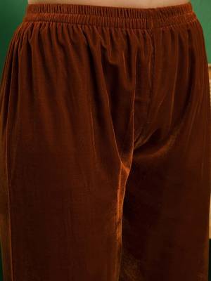 women embroidered kurta & palazzo with dupatta 3