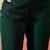 green floral embroidered panelled zari a-line kurta with trousers and dupatta