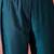 teal blue floral yoke design zari panelled a-line kurta with trouser and dupatta