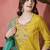 women embroidered kurta with trousers & dupatta