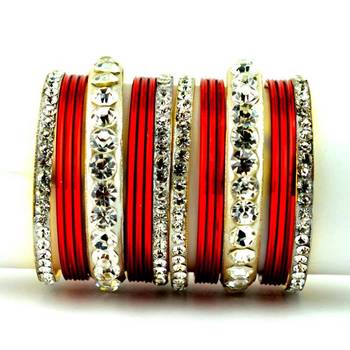Metel Churi Set Red Colour 2