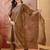 embroidered round neck kurta & trousers kurta set