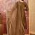 embroidered round neck kurta & trousers kurta set