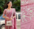 Onion Pink clr Cutwork Saree With Heavy Work Blosue Peice