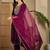 ethnic motifs yoke design sequinned straight kurta with trouser & dupatta