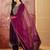 women floral embroidered pleated sequinned kurta with trousers & with dupatta