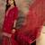 ethnic motifs embroidered sequinned straight kurta with sharara & dupatta