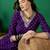 dchinon zari sequence embroidered & foil printed a-line kurta with trousers