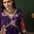 v neck embroidered a-line kurta with trouser