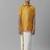 Yellow silk blend shirt with dhoti - boys short sleeves shirt with dhoti