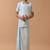 Blue shirt pure cotton veshti set for boys