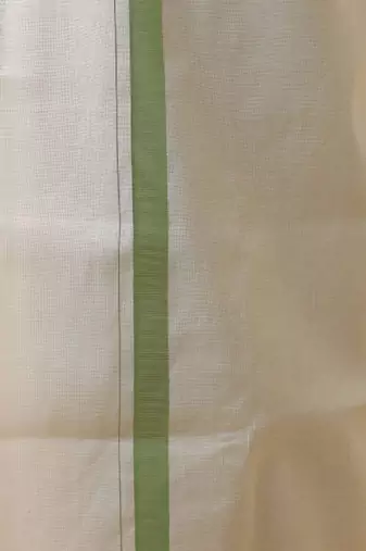 Green pure cotton shirt with veshti - boys shirts