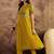 zari sequence thread embroidered a-line kurta with trousers