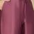 embroidered round neck straight kurta & trousers