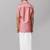Pink plain silk blend shirt boys shirts