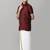 Maroon silk blend plain shirt with dhoti - boys-shirts