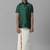 Green plain silk blend shirt - shirt - boys shirts