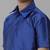 Blue silk blend shirt dhoti set boys shirts