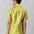 Green regular fit short sleeve shirt - cutaway collar - boys shirts
