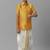 Yellow plain polyester shirt - boys shirts