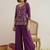 indie florals embroidered tunic with palazzos