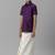 Violet plain silk blend shirt - shirt - boys shirts