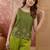 indie florals embroidered top with palazzos