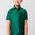 Green solid short sleeve shirt with chest pocket - boys shirts