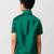 Green solid short sleeve shirt with chest pocket - boys shirts