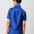 Blue plain cotton casual shirt - boys-shirts