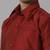 Red silk blend shirt with dhoti - boys shirts