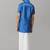 Blue silk blend shirt ramraj boys shirts