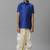 Blue shirt polyester short sleeves ramraj boys